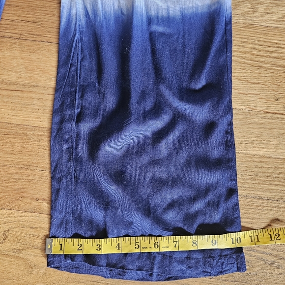 Southern Breeze Blue & White Tie Dye Beachy Pants Women's Size Small to Med NWT - Picture 13 of 16